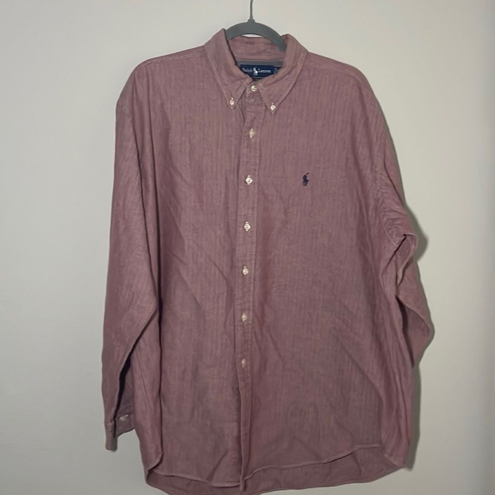 Polo Ralph Lauren Men Long Sleeve Dress Shirt
Blake Fit Extra Large Pattern
